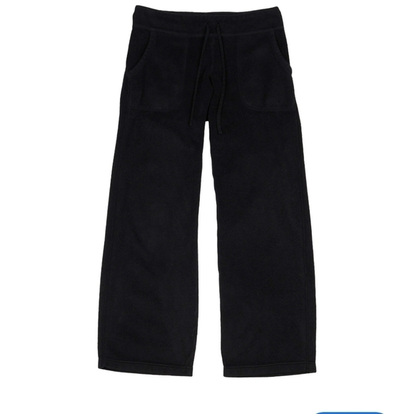 PATAGONIA Plush Fleece Pants Drawstring Waist‎ Athleisure Relaxed Fit Wide Leg - Picture 1 of 6